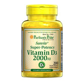 Vitamin D3 2000 ui D - 3.200 Kapseln PURITAN'S PRIDE